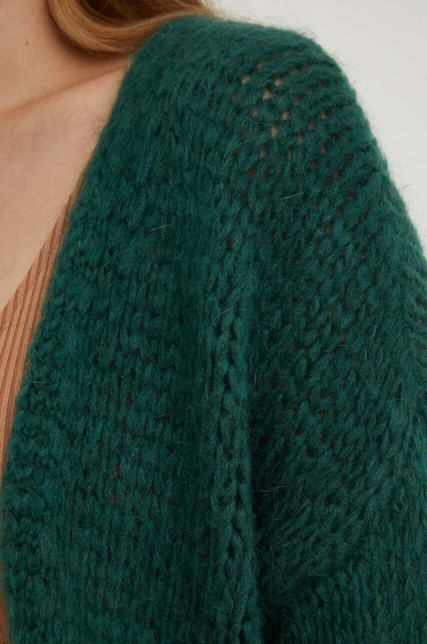 Answear Lab cardigan de lana culoarea verde light - Pled.ro