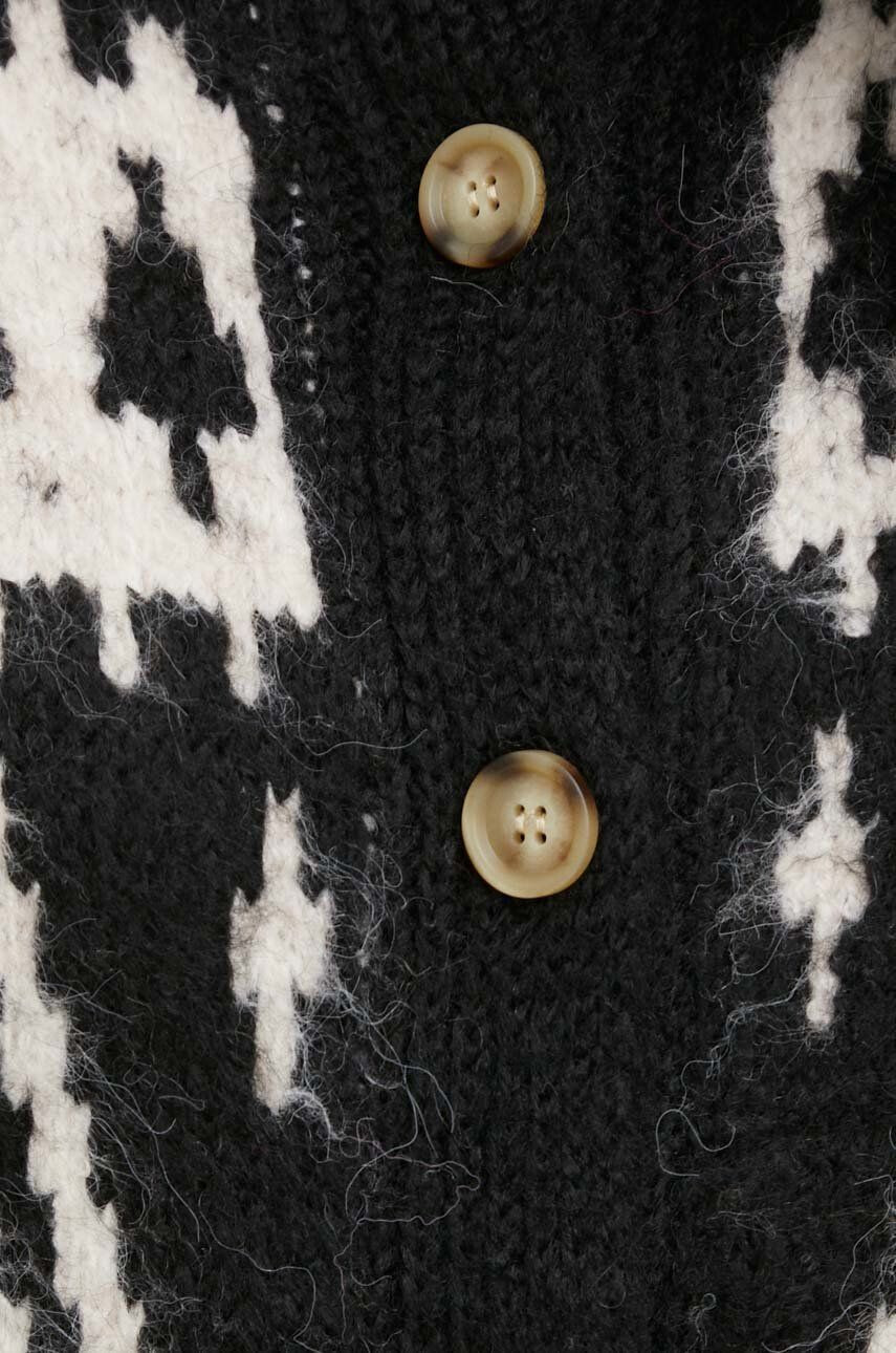 Answear Lab cardigan de lana femei culoarea negru călduros - Pled.ro