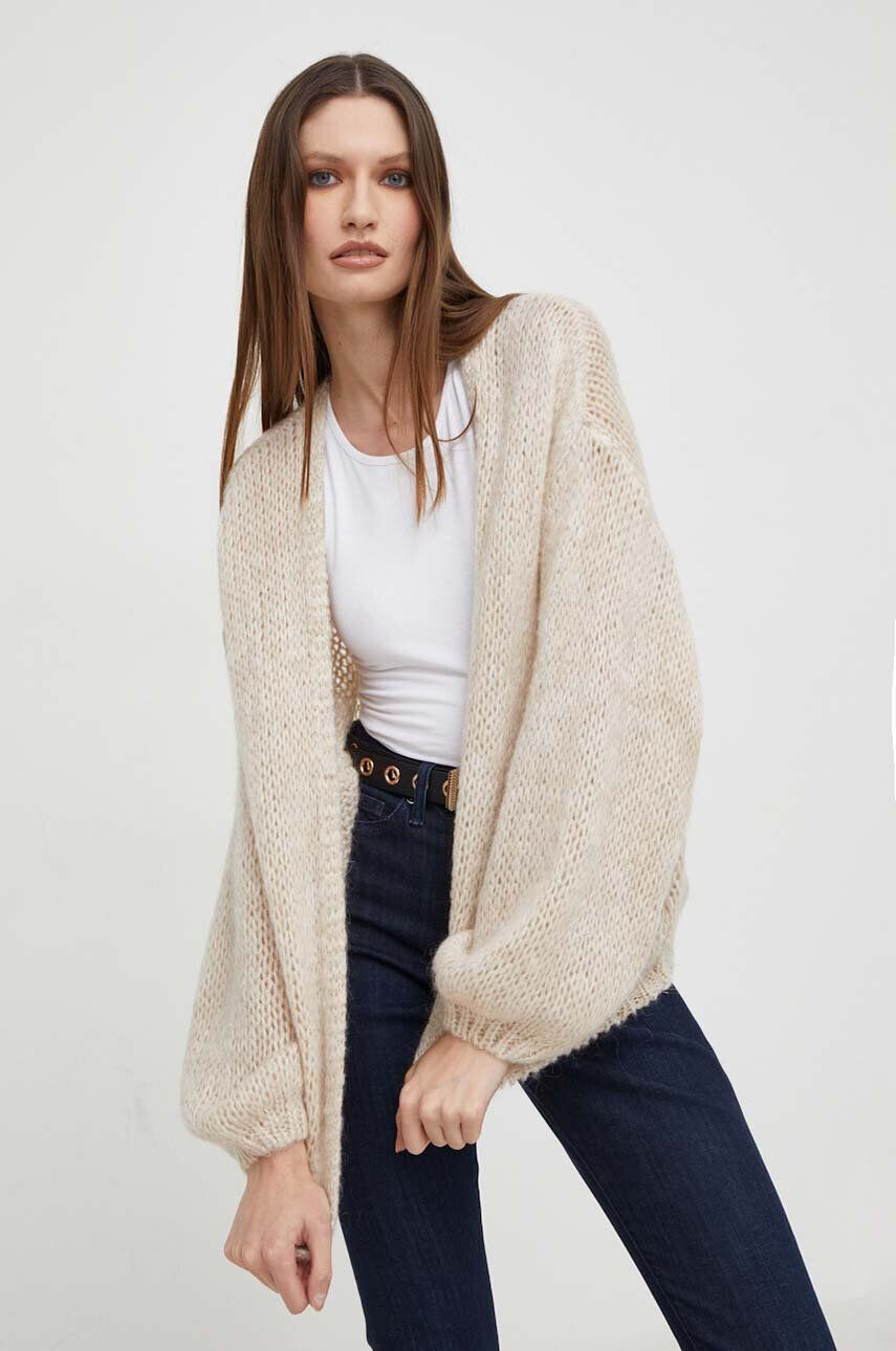 Answear Lab cardigan de lana culoarea bej light - Pled.ro