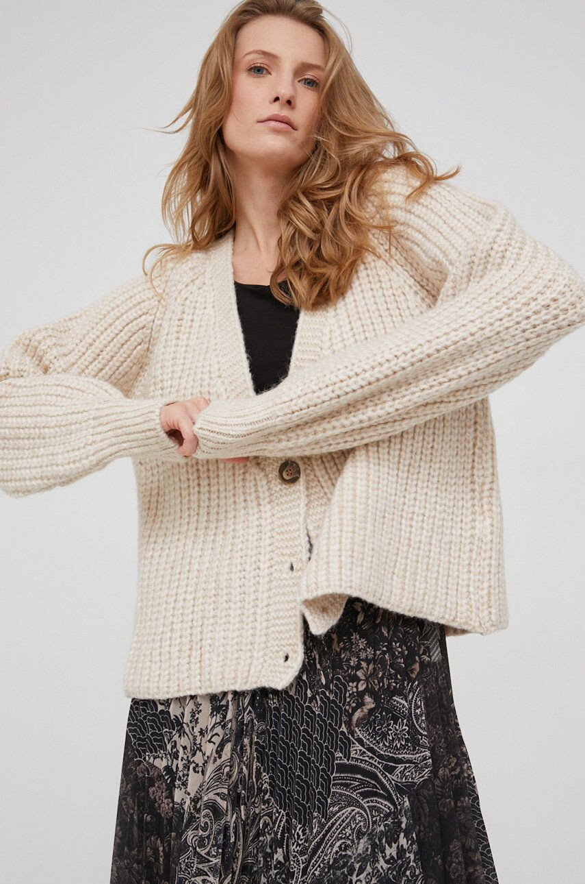 Answear Lab cardigan de lana - Pled.ro