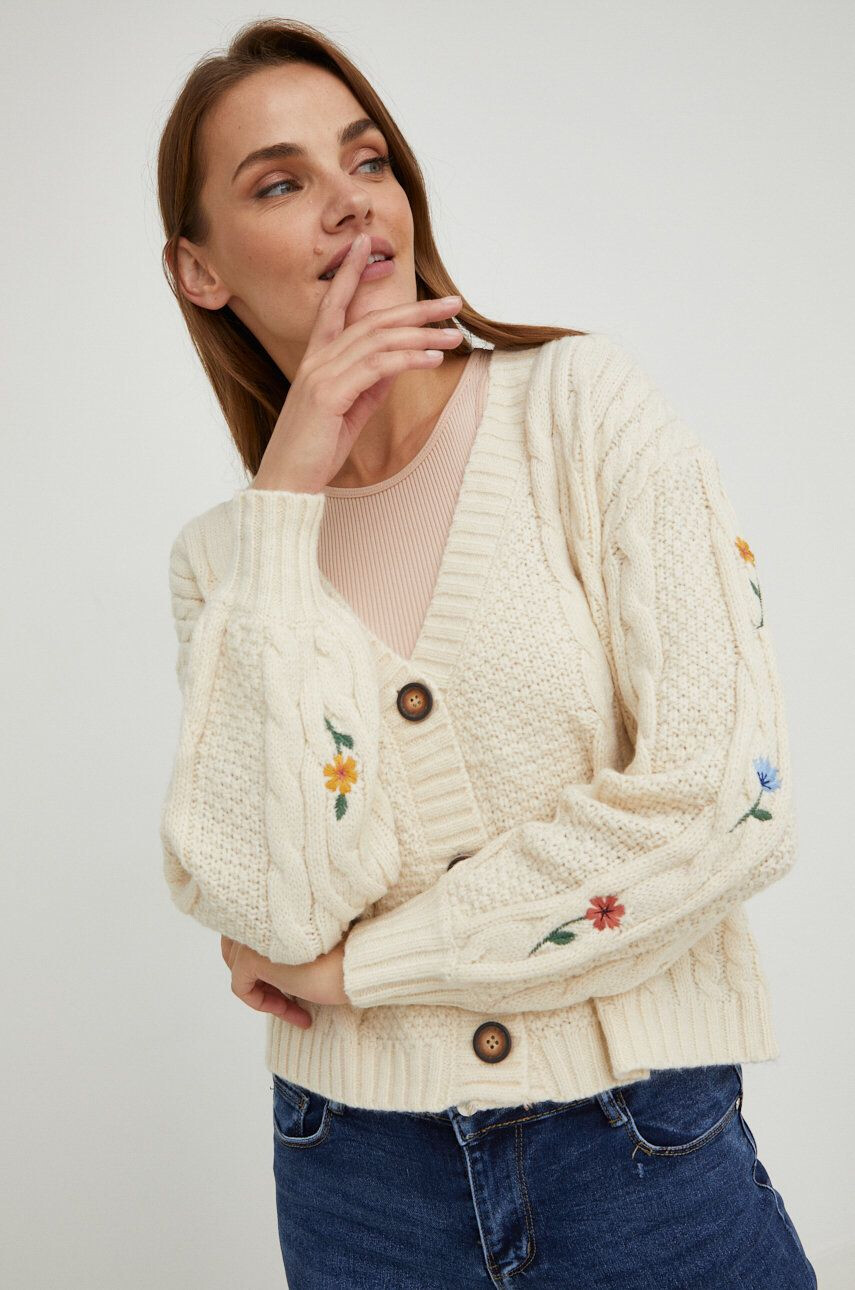 Answear Lab cardigan de lana - Pled.ro