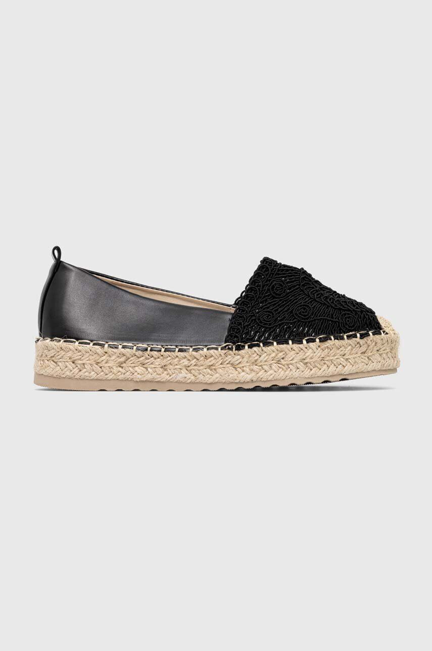 Answear Lab espadrile culoarea negru - Pled.ro