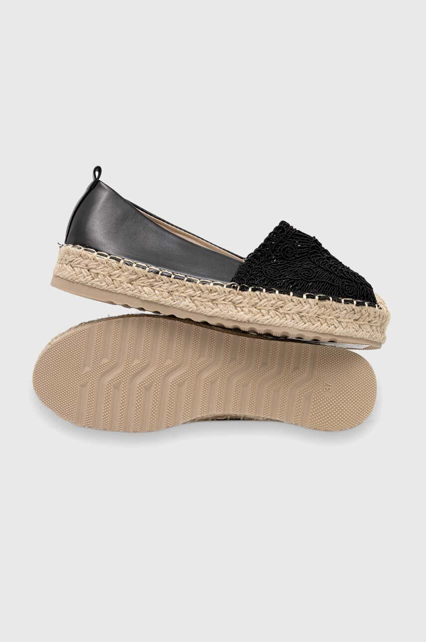 Answear Lab espadrile culoarea negru - Pled.ro