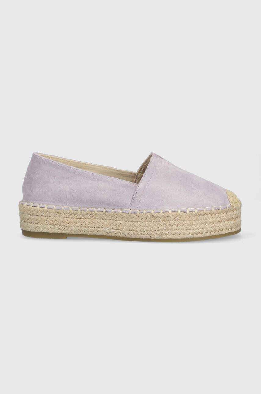 Answear Lab espadrile culoarea violet cu platforma - Pled.ro