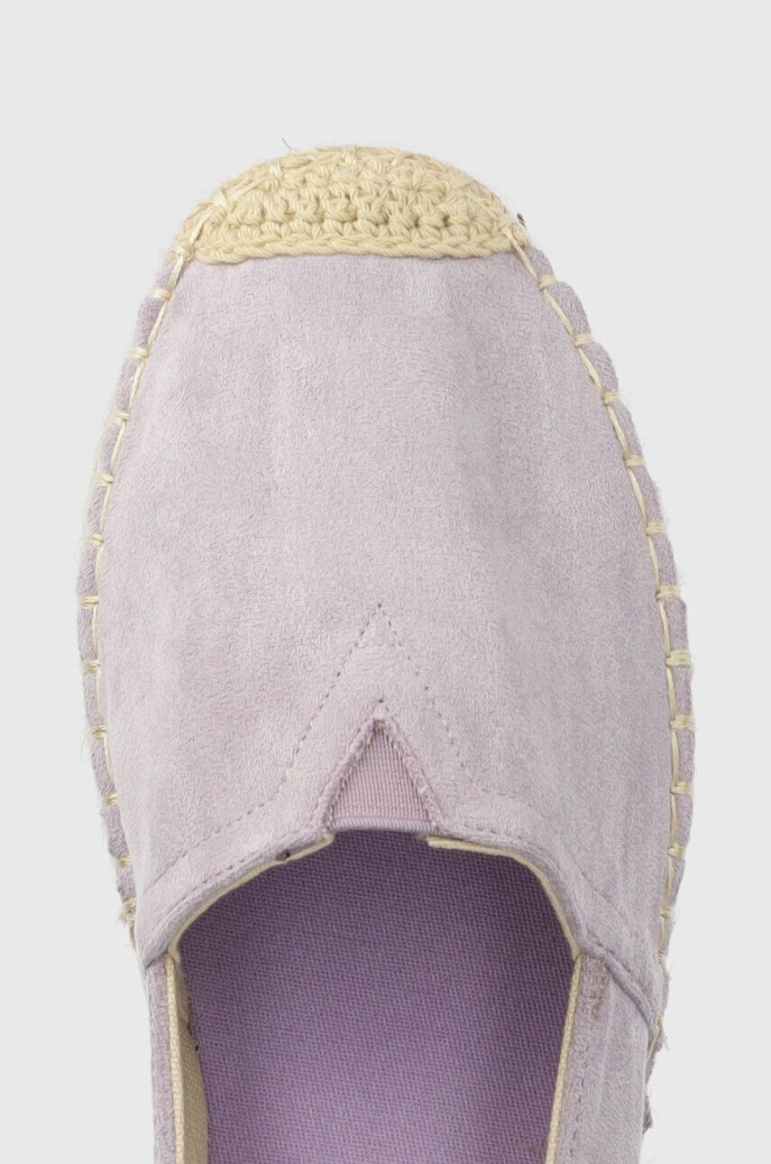 Answear Lab espadrile culoarea violet cu platforma - Pled.ro