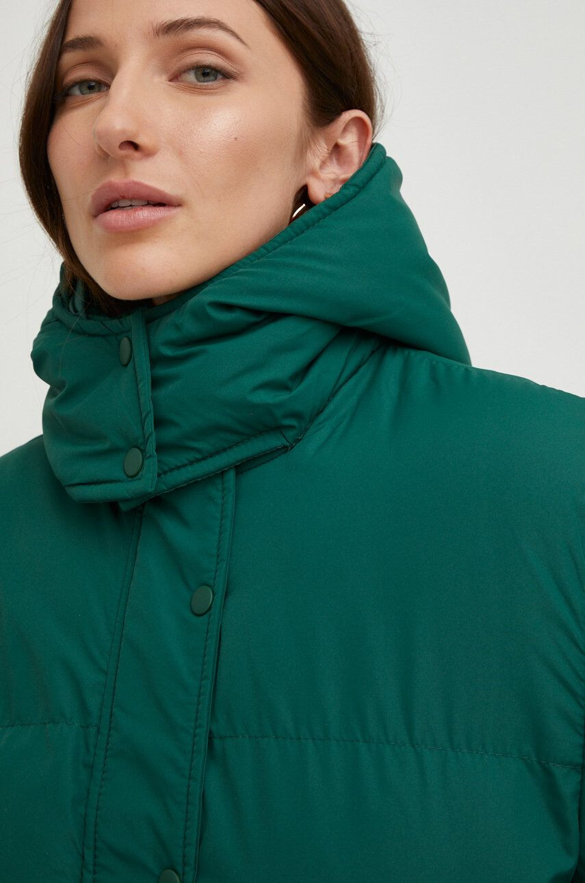 Answear Lab geaca femei culoarea verde de iarna oversize - Pled.ro