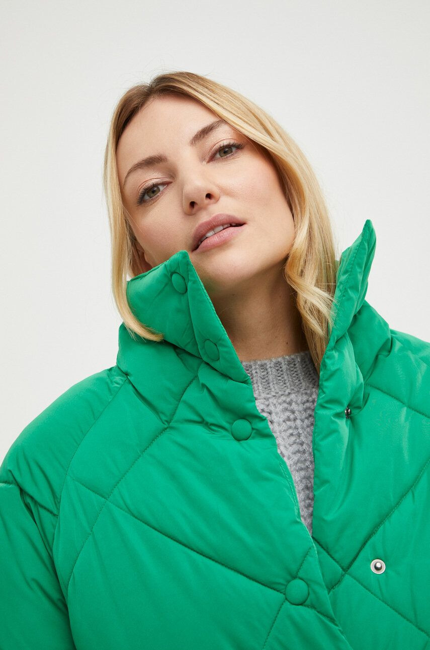 Answear Lab geaca femei culoarea verde de iarna oversize - Pled.ro