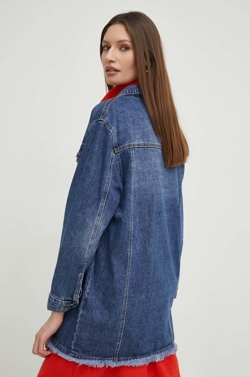 Answear Lab geaca jeans femei de tranzitie oversize - Pled.ro