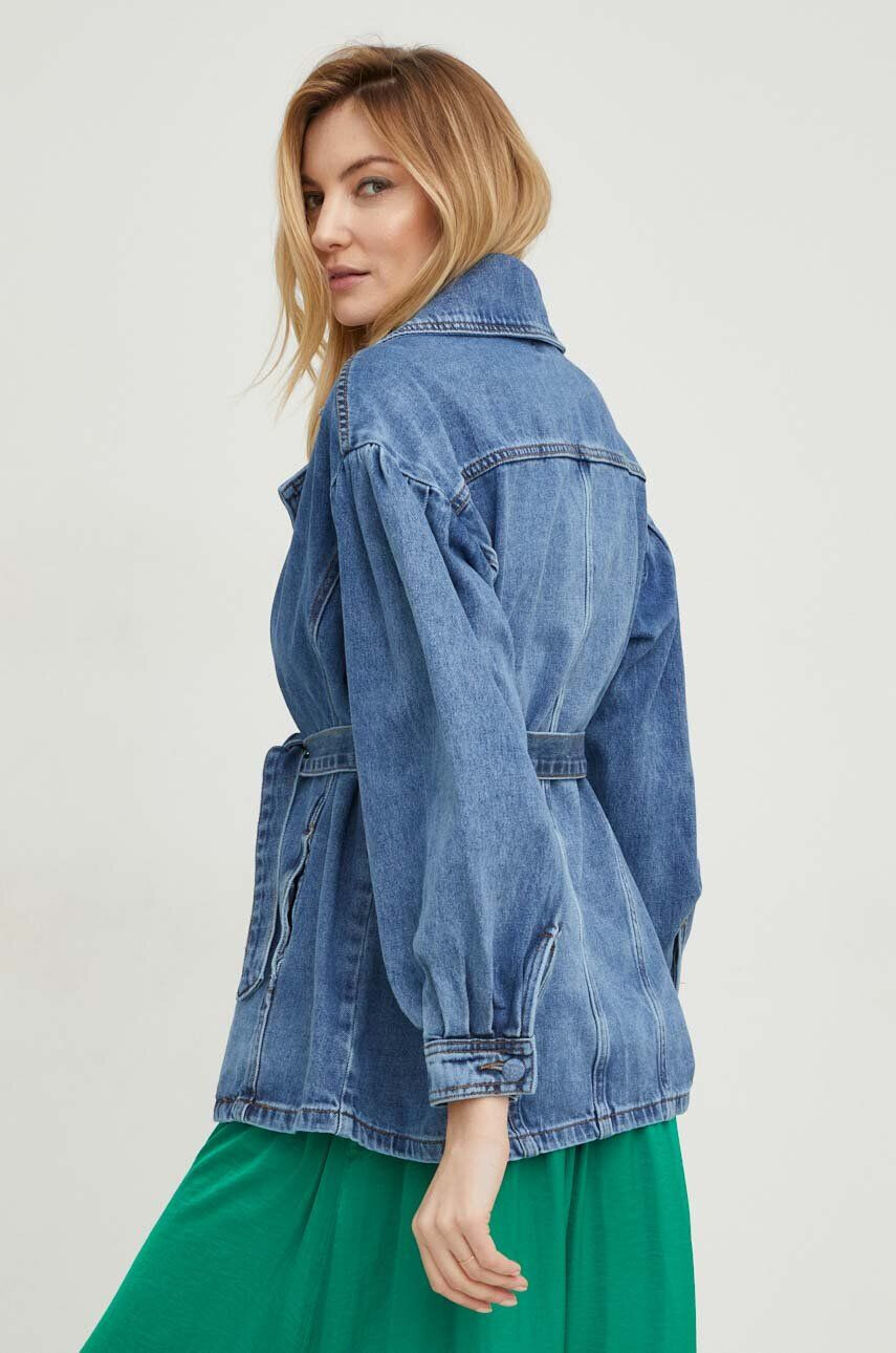 Answear Lab geaca jeans femei de tranzitie oversize - Pled.ro