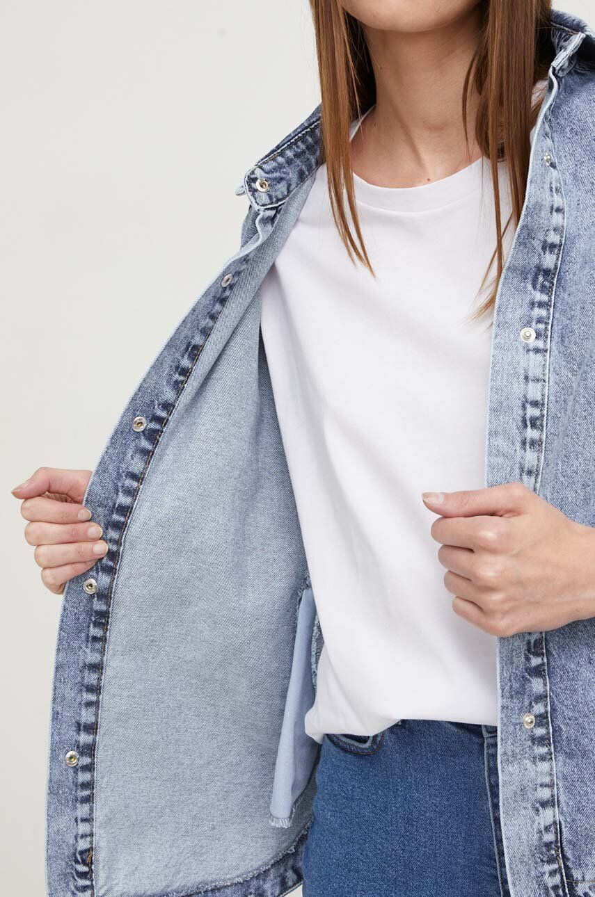 Answear Lab geaca jeans femei de tranzitie oversize - Pled.ro