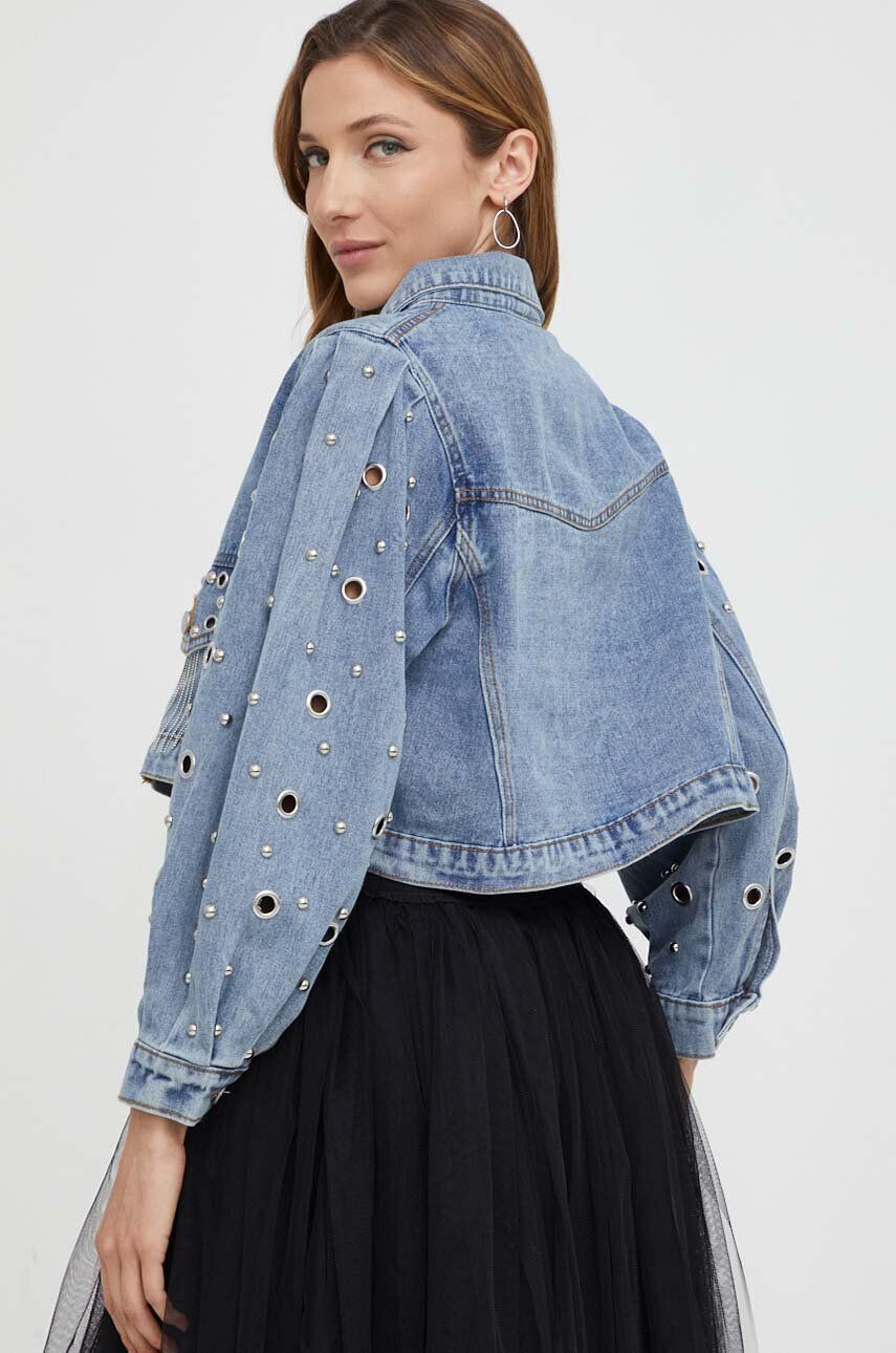 Answear Lab geaca jeans femei de tranzitie oversize - Pled.ro