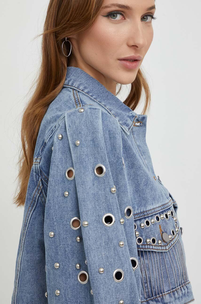 Answear Lab geaca jeans femei de tranzitie oversize - Pled.ro