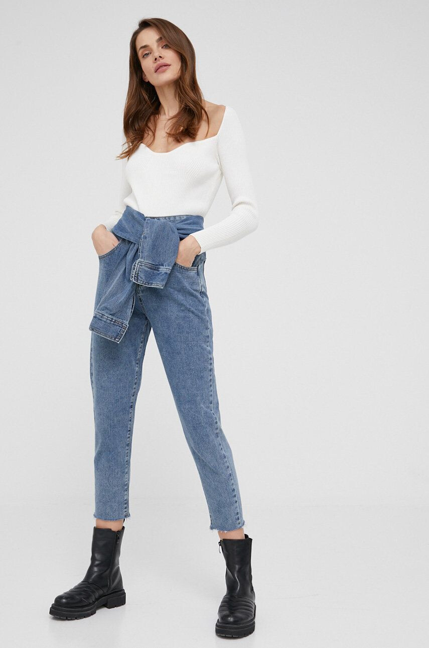 Answear Lab jeansi femei high waist - Pled.ro