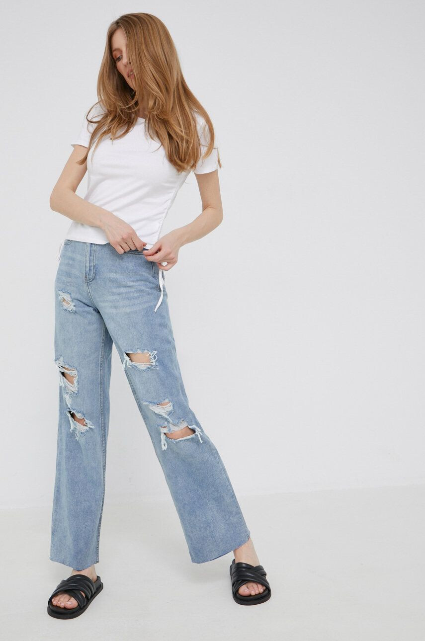 Answear Lab jeansi femei high waist - Pled.ro