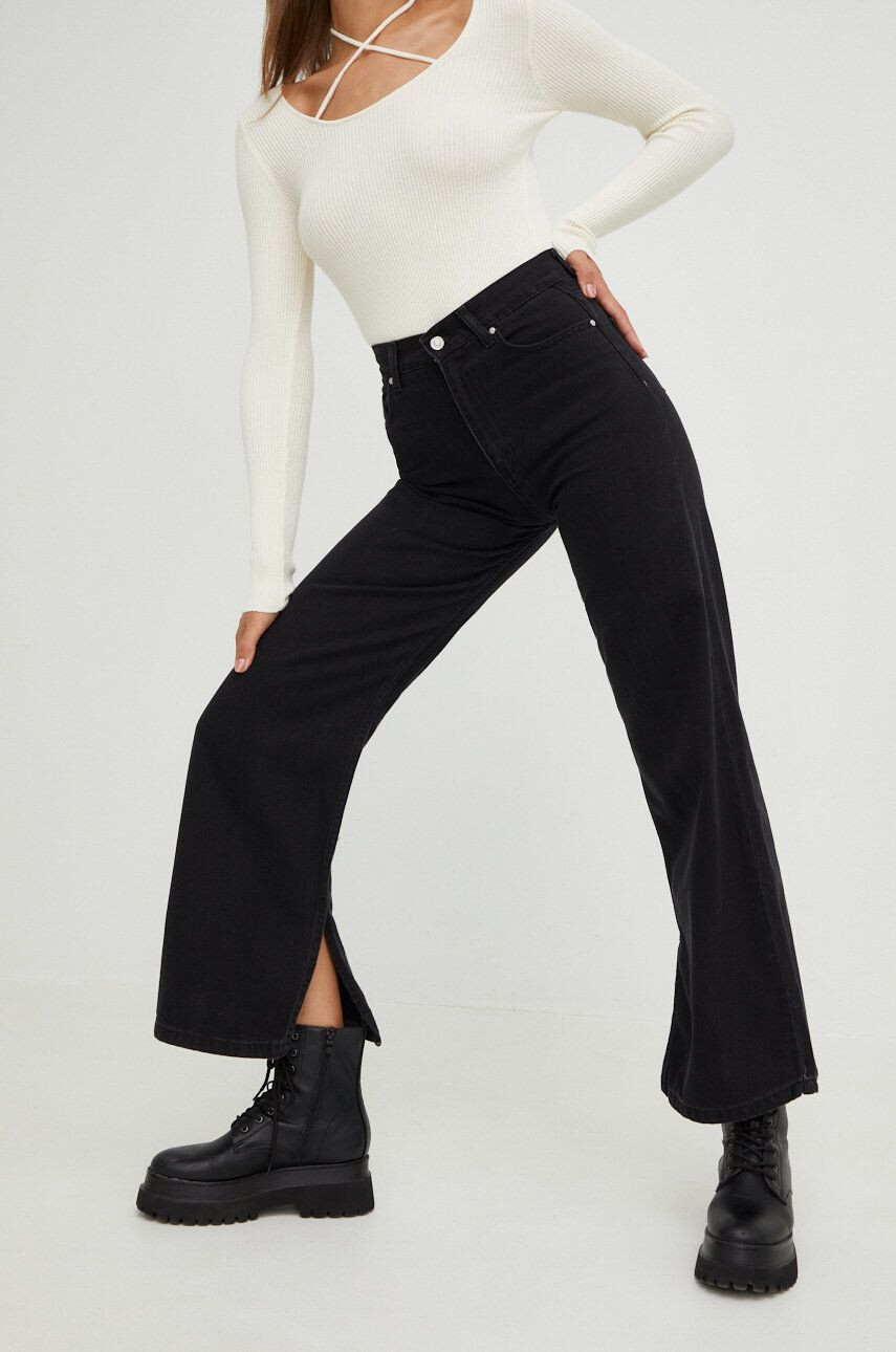 Answear Lab jeansi femei high waist - Pled.ro