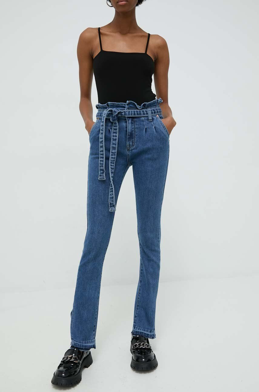 Answear Lab jeansi femei high waist - Pled.ro