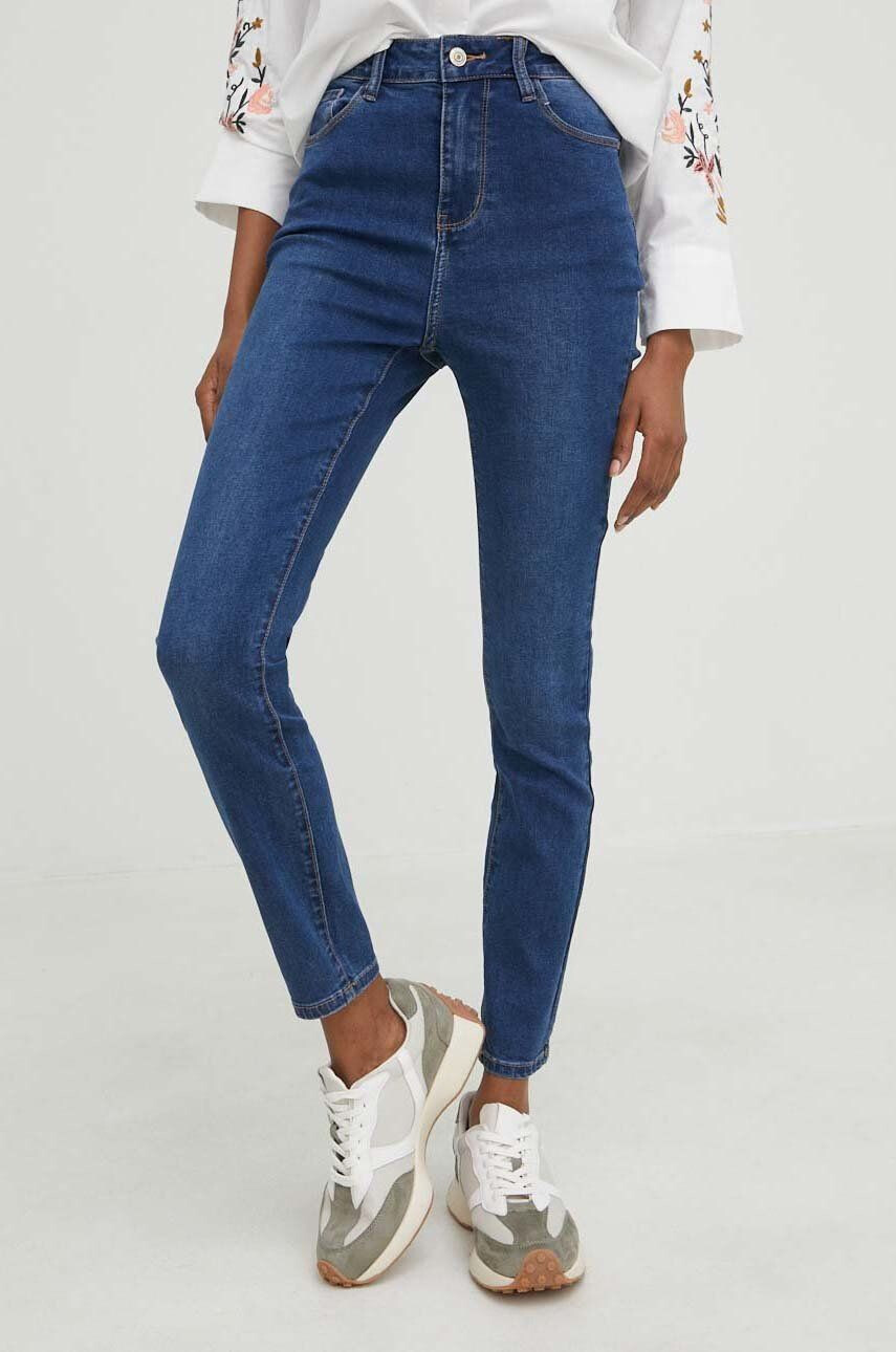 Answear Lab jeansi femei high waist - Pled.ro