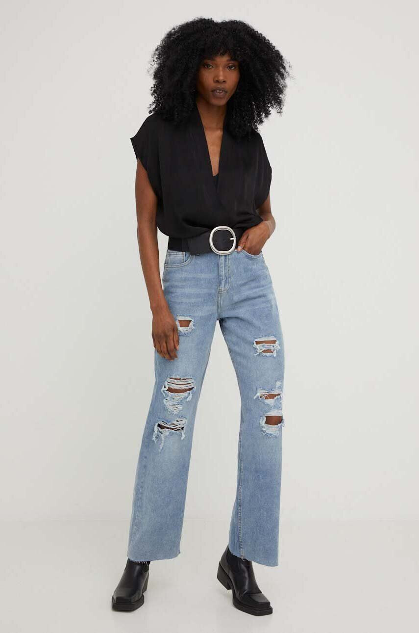 Answear Lab jeansi femei high waist - Pled.ro