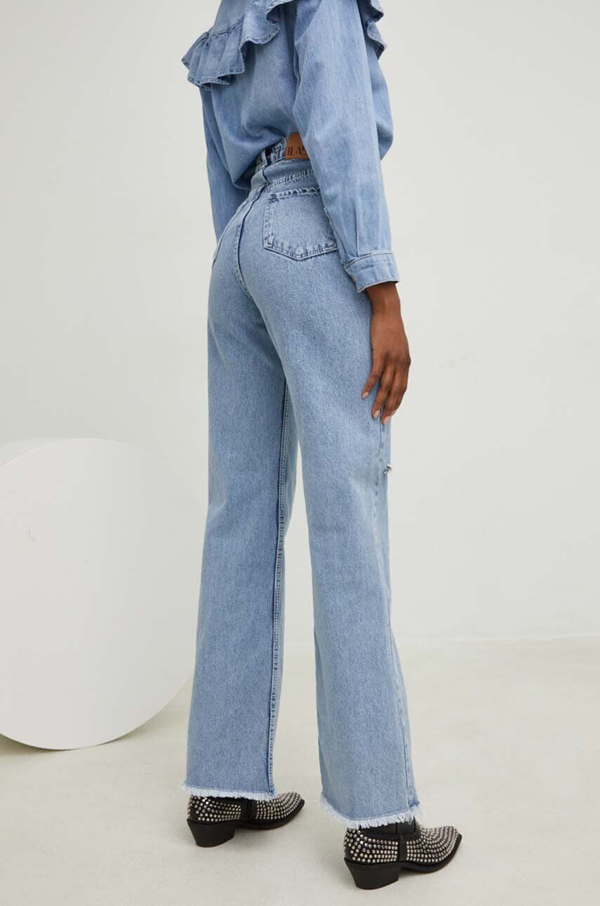 Answear Lab jeansi x colecția limitată SISTERHOOD femei high waist - Pled.ro