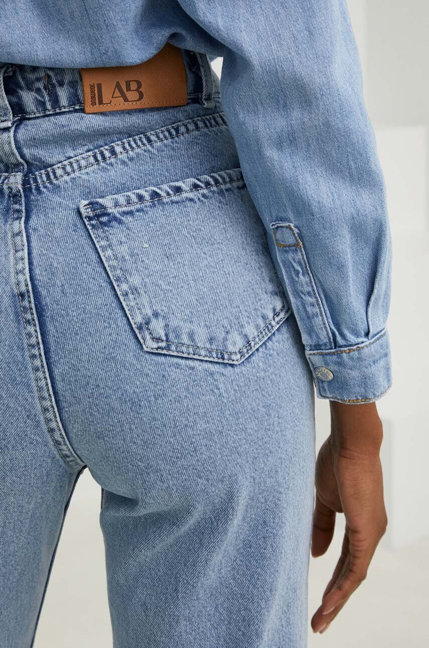 Answear Lab jeansi x colecția limitată SISTERHOOD femei high waist - Pled.ro