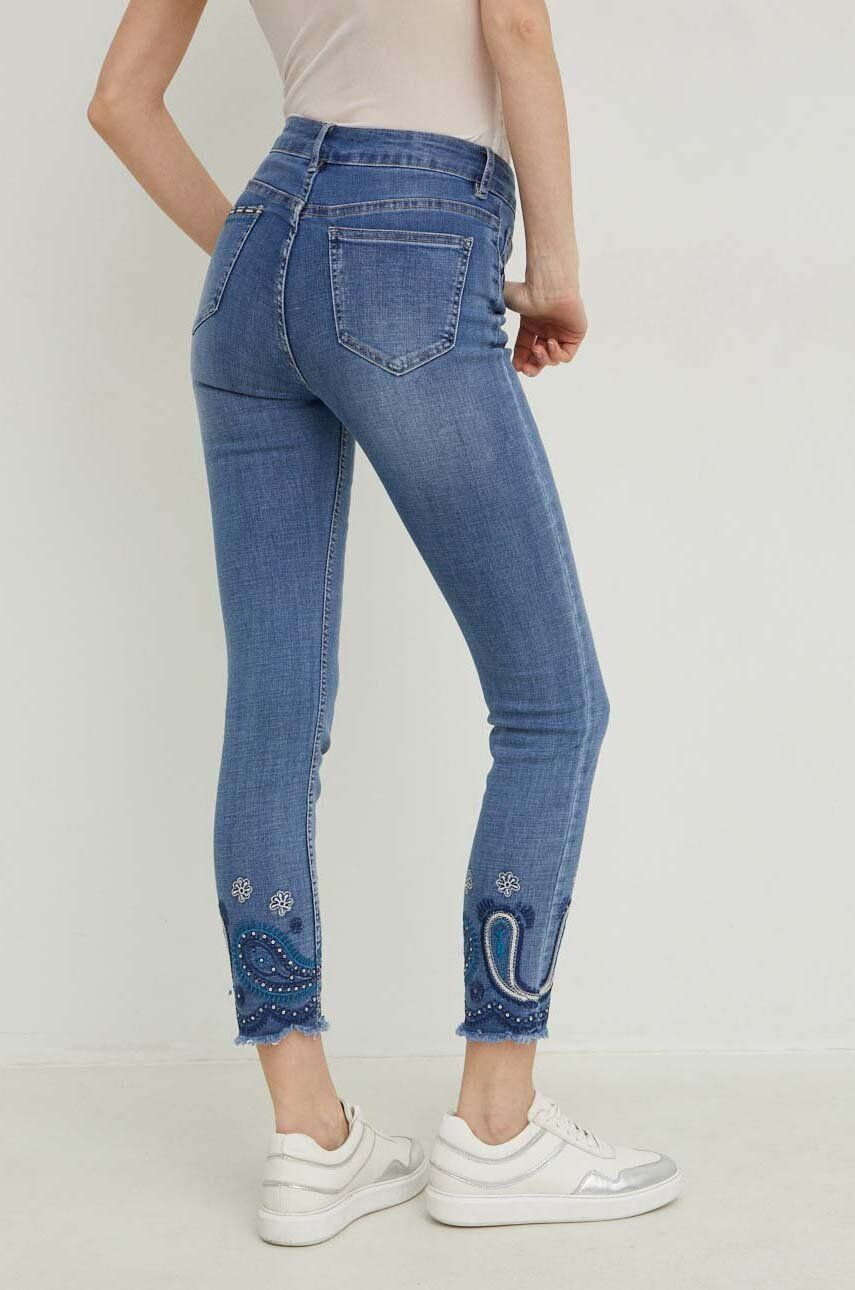 Answear Lab jeansi x colecția limitată SISTERHOOD femei high waist - Pled.ro