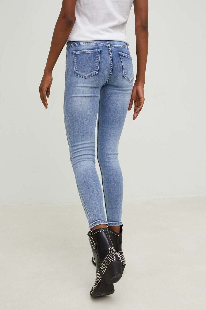 Answear Lab jeansi x colecția limitată SISTERHOOD femei high waist - Pled.ro