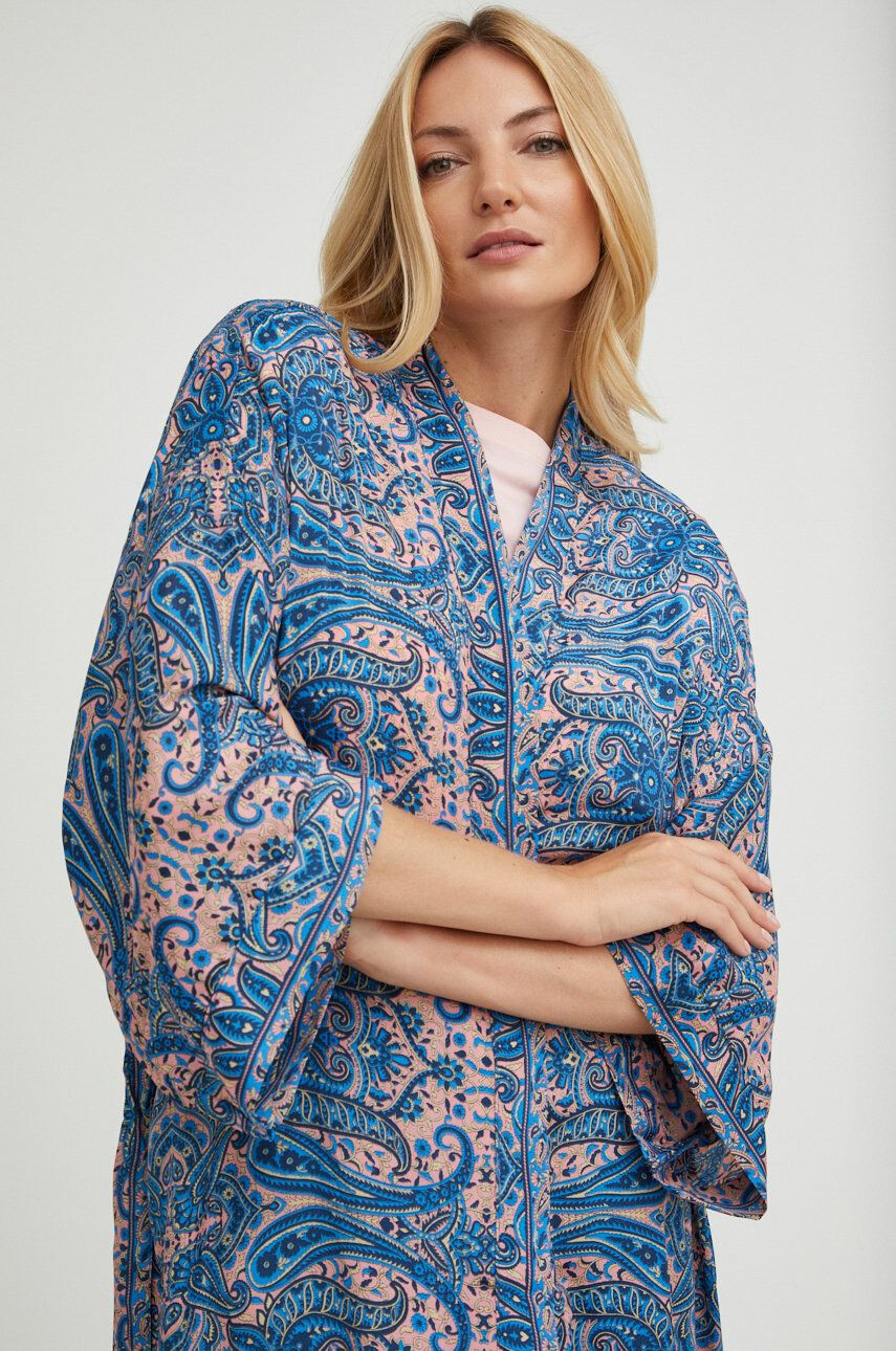 Answear Lab kimono de mătase - Pled.ro