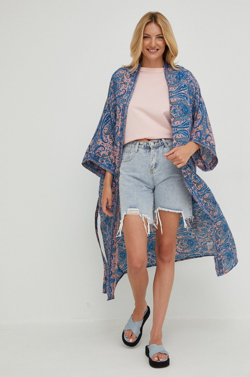 Answear Lab kimono de mătase - Pled.ro