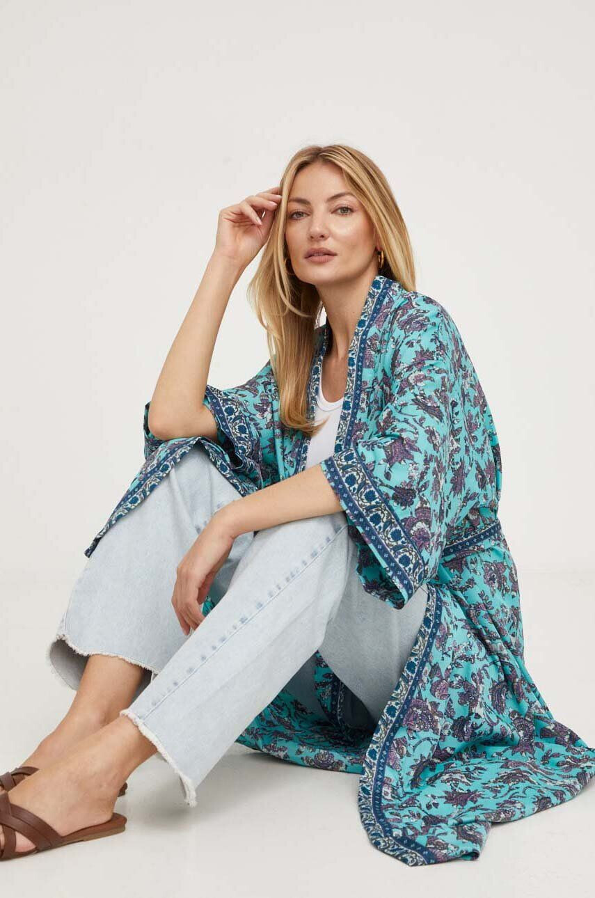 Answear Lab kimono de mătase desfacut modelator - Pled.ro