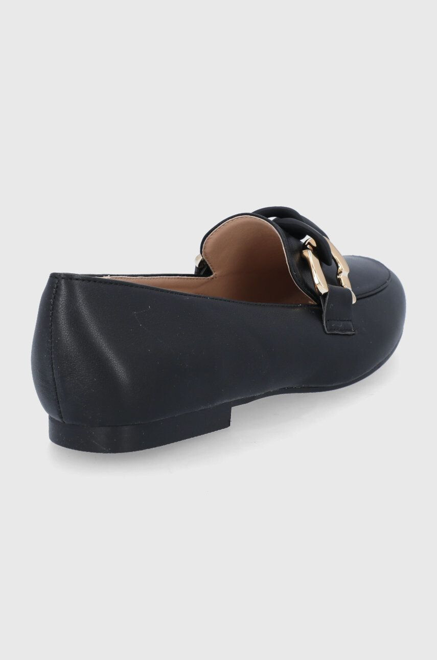 Answear Lab mocasini femei culoarea negru cu toc plat - Pled.ro