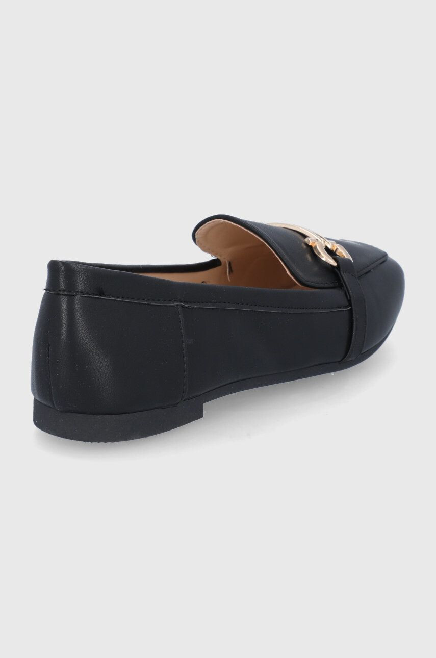 Answear Lab mocasini femei culoarea negru cu toc plat - Pled.ro