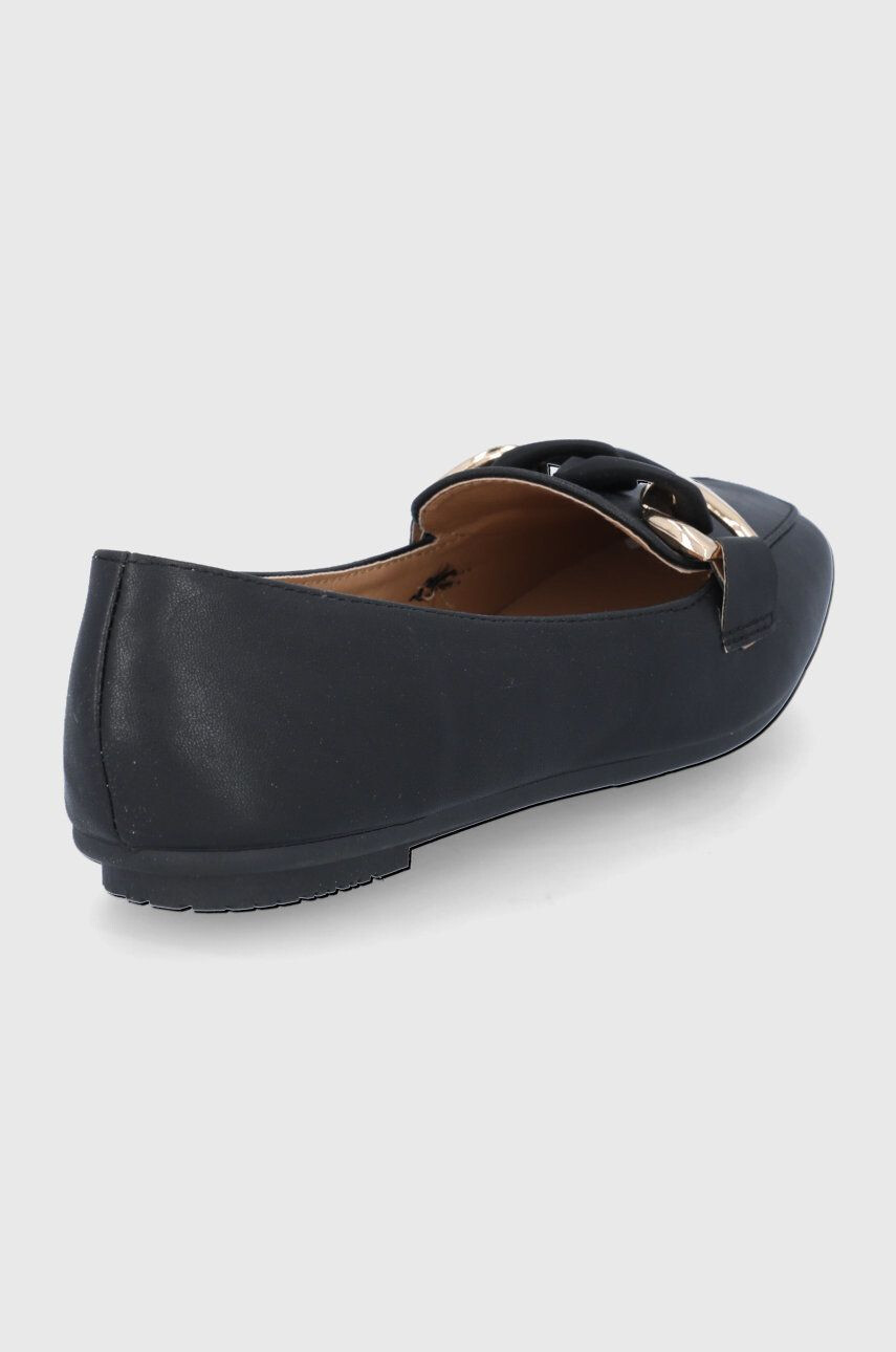 Answear Lab mocasini femei culoarea negru cu toc plat - Pled.ro