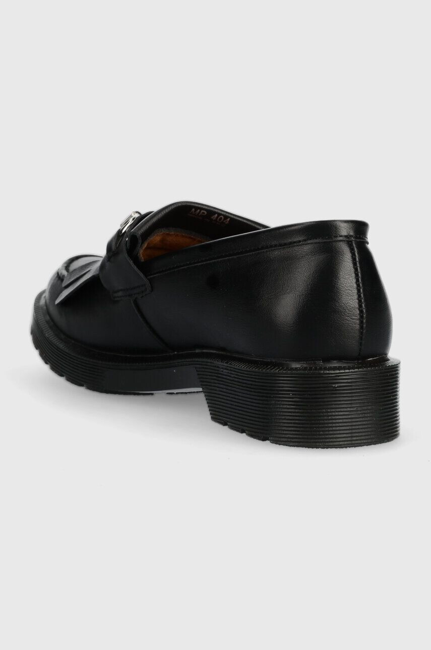 Answear Lab mocasini femei culoarea negru cu toc plat - Pled.ro