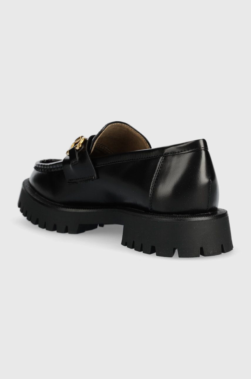 Answear Lab mocasini femei culoarea negru cu toc plat - Pled.ro