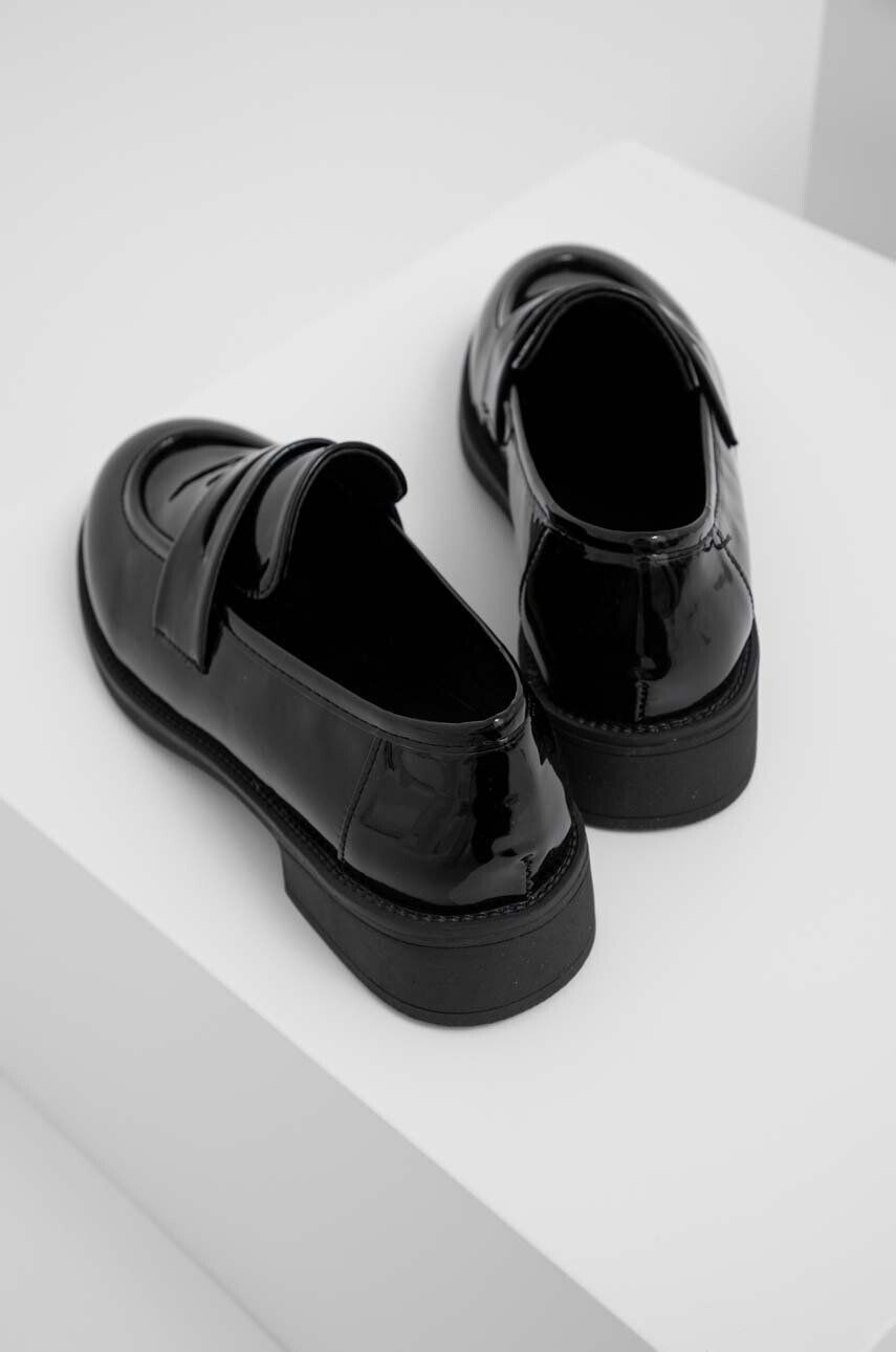 Answear Lab mocasini femei culoarea negru cu platforma - Pled.ro