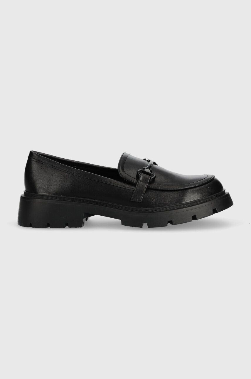 Answear Lab mocasini femei culoarea negru cu platforma - Pled.ro