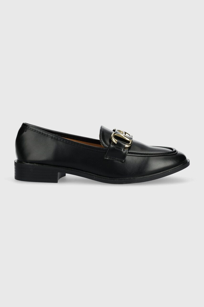 Answear Lab mocasini femei culoarea negru cu toc plat - Pled.ro