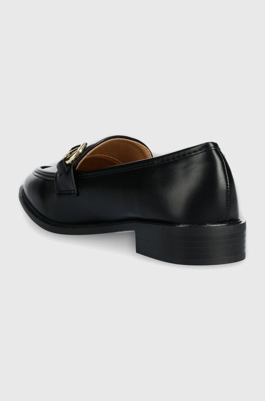 Answear Lab mocasini femei culoarea negru cu toc plat - Pled.ro