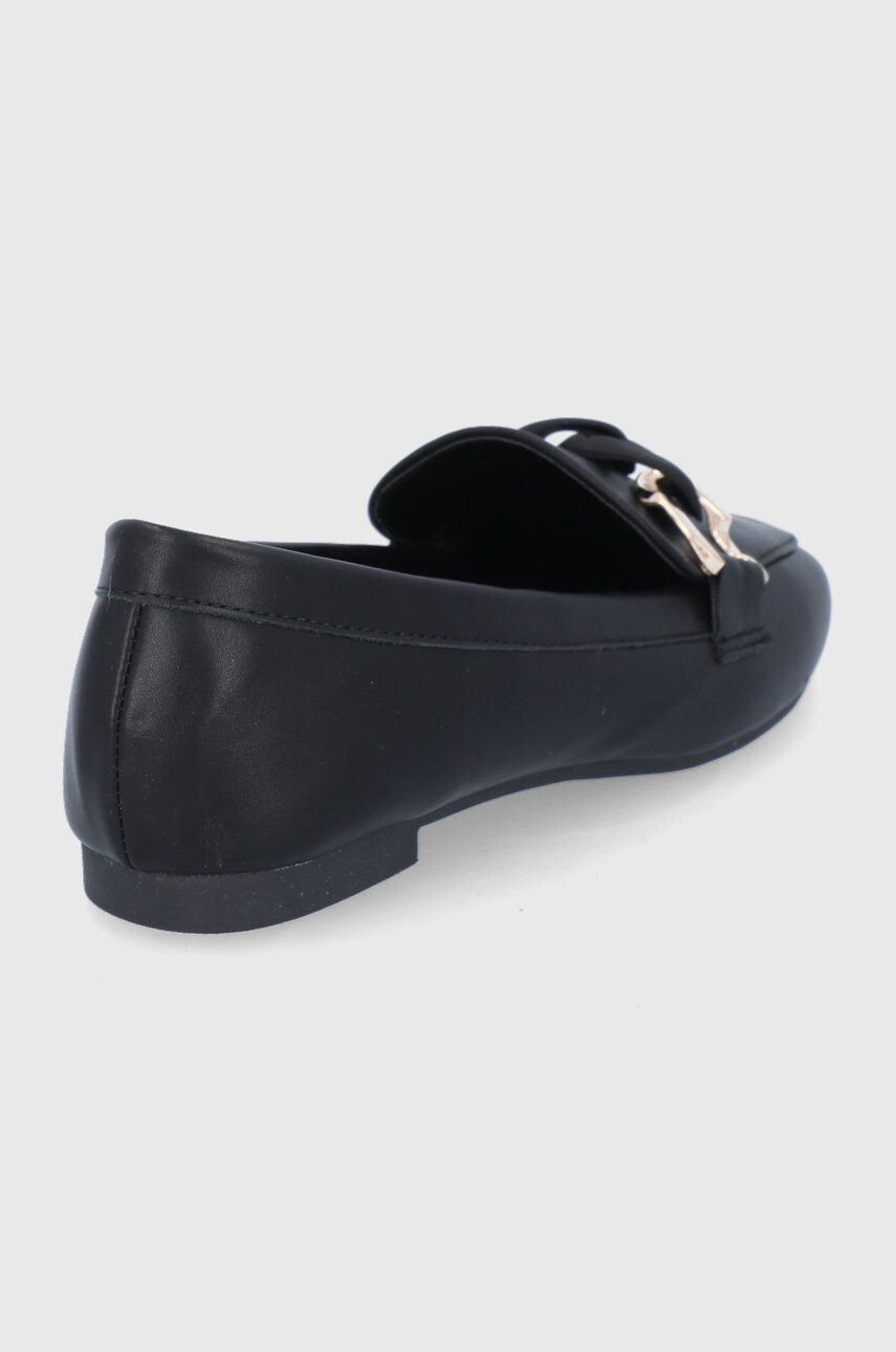 Answear Lab Mocasini femei culoarea negru cu toc plat - Pled.ro