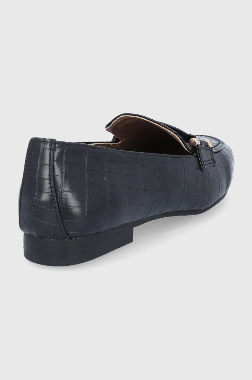 Answear Lab Mocasini femei culoarea negru cu toc plat - Pled.ro