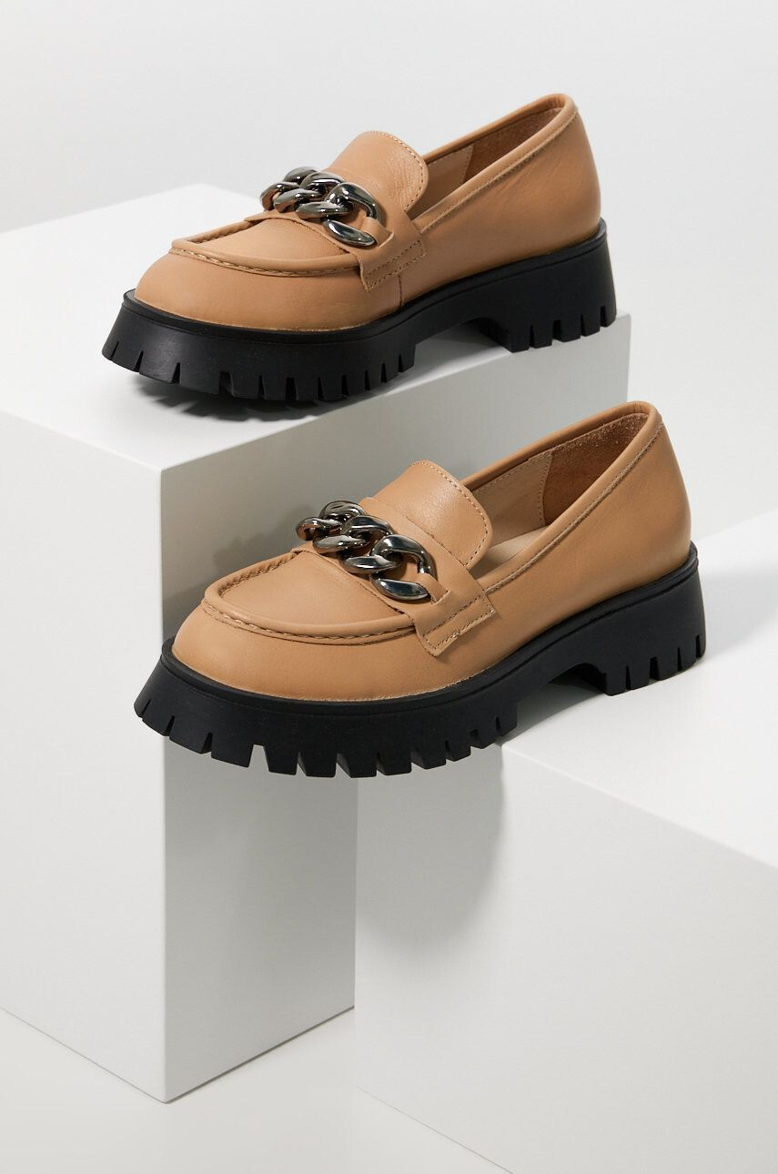 Answear Lab mocasini de piele - Pled.ro