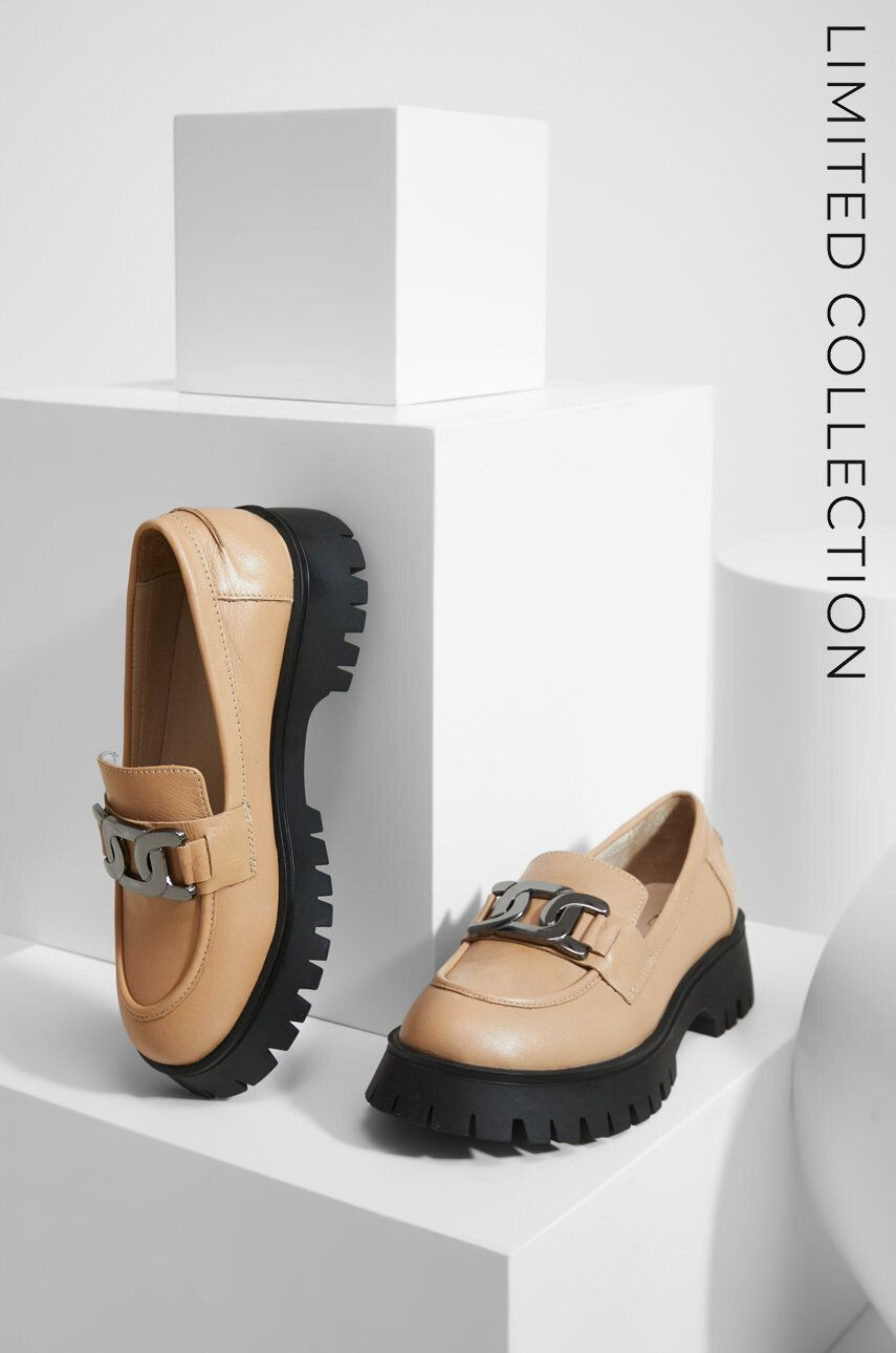 Answear Lab mocasini de piele - Pled.ro