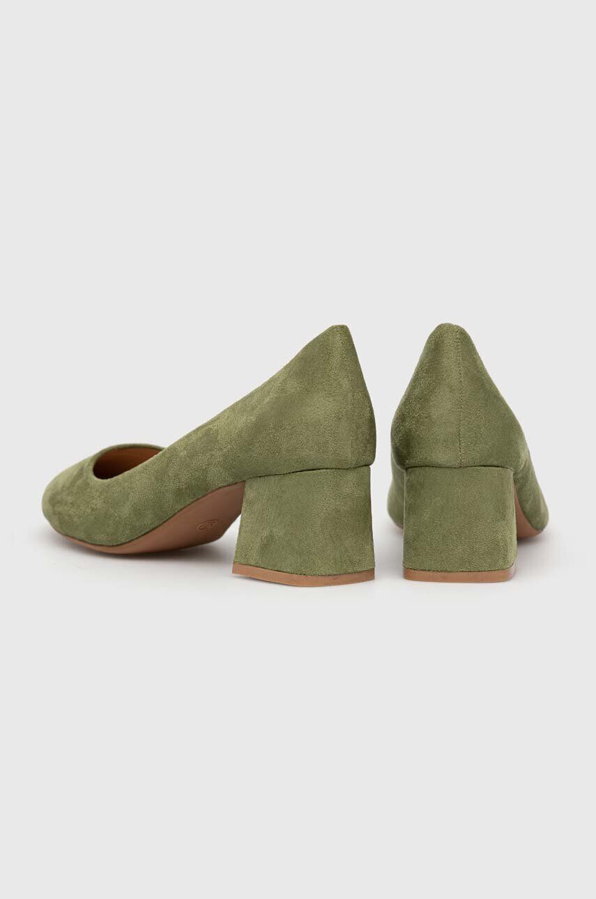 Answear Lab pantofi cu toc culoarea verde - Pled.ro