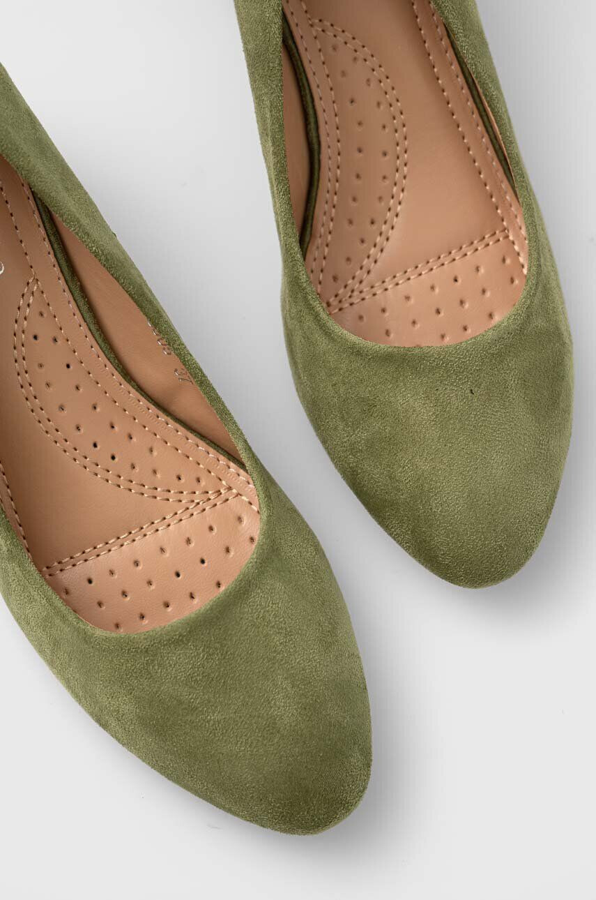 Answear Lab pantofi cu toc culoarea verde - Pled.ro