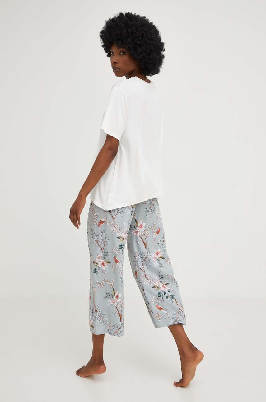 Answear Lab pijama femei culoarea alb - Pled.ro