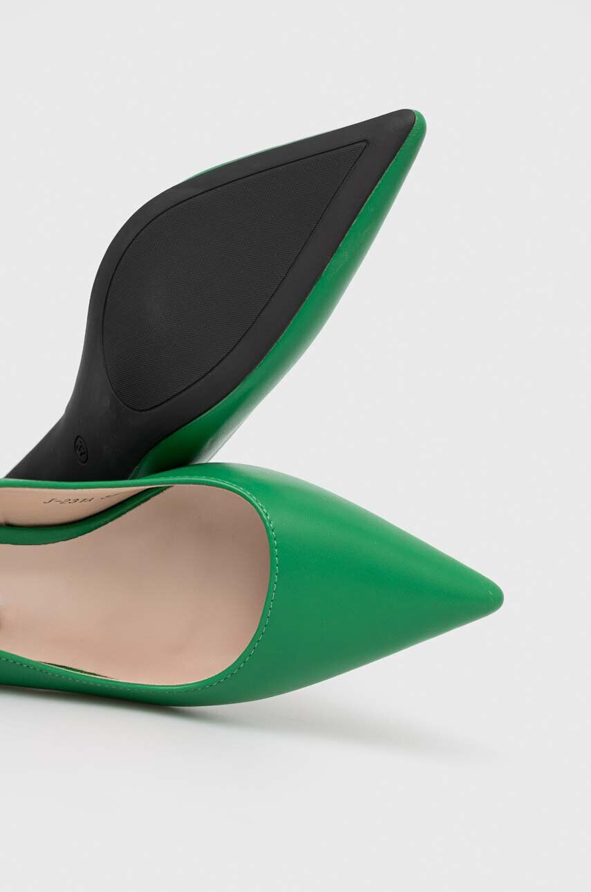 Answear Lab pumps culoarea verde - Pled.ro