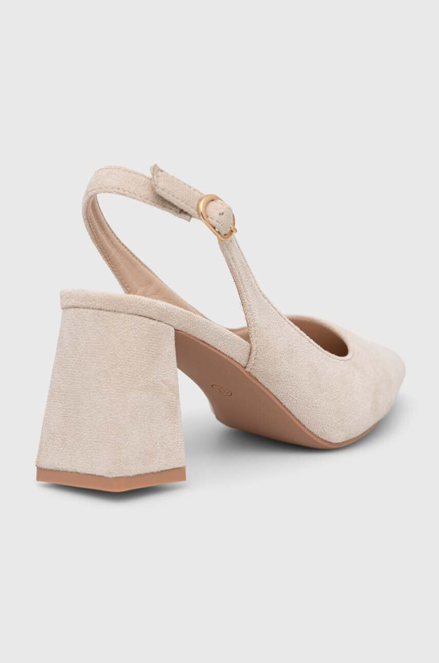 Answear Lab pumps culoarea bej - Pled.ro