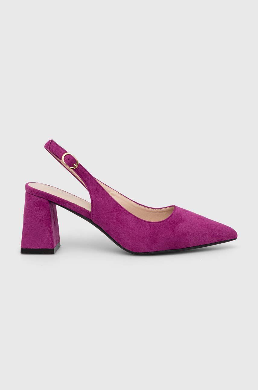 Answear Lab pumps culoarea violet - Pled.ro