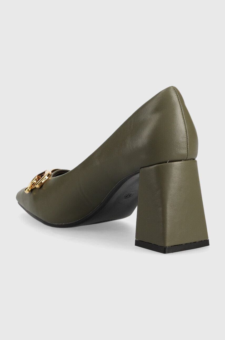 Answear Lab pumps culoarea verde - Pled.ro