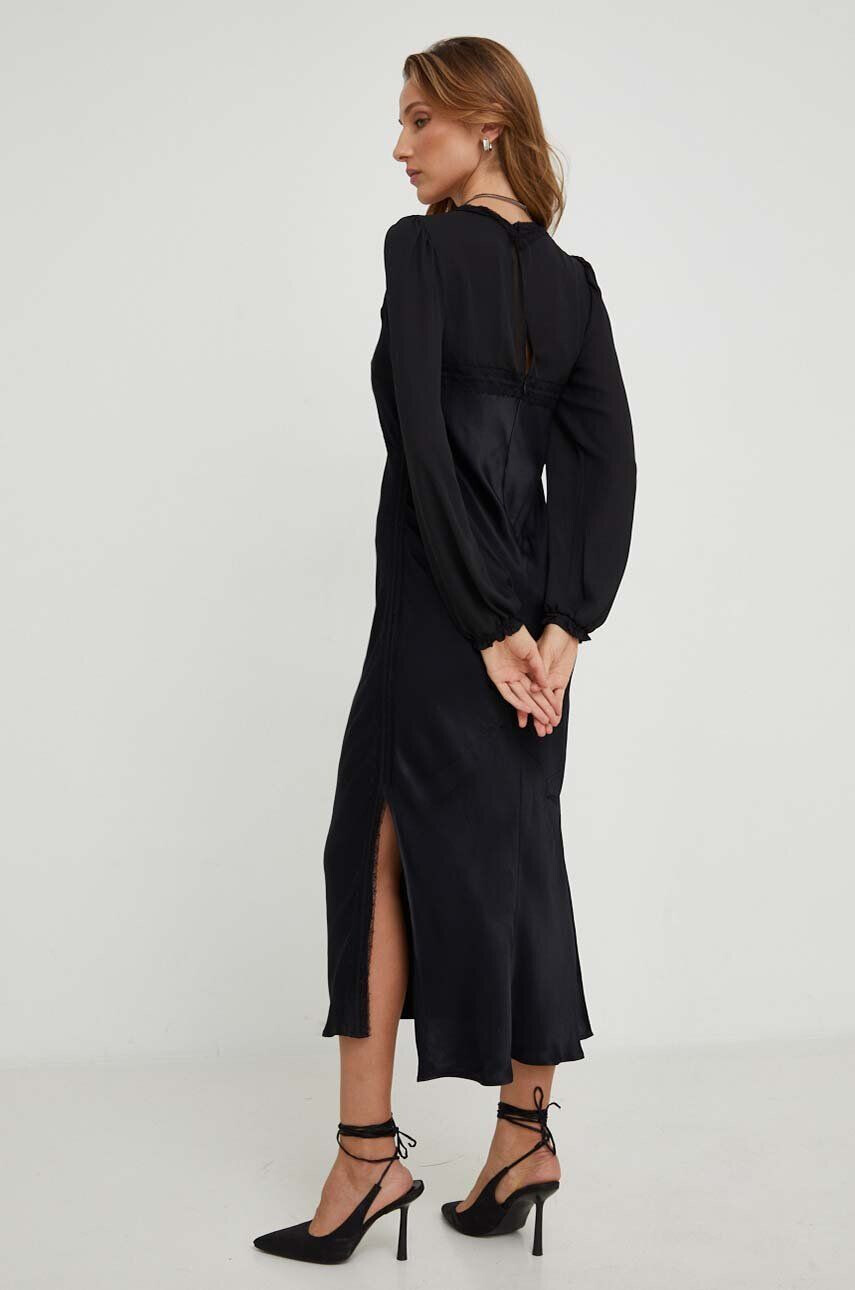 Answear Lab rochie X limited collection NO SHAME culoarea negru maxi drept - Pled.ro